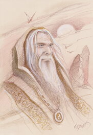 Florence Magnin - Le mage - Illustration originale