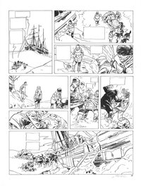 Olivier Frasier - Olivier Frasier - Sur les bords du monde tome 1 p. 24 - Planche originale