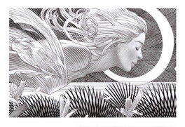 Andréi Arinouchkine - Flight - Illustration originale