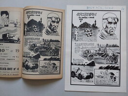 La Planche 21 au format entier de : 20,5 X 30 Cm , et sa publication du West Romance 3 (qui ne sera Pas jointe a l'achat ,...c'est pour vous montrer que c'est bien Publiée ...)