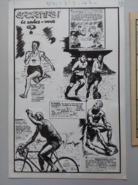 La Planche 22 au format entier de : 21 X 32,5 Cm , et sa publication du West Romance 3 (qui ne sera Pas jointe a l'achat ,...c'est pour vous montrer que c'est bien Publiée ...)