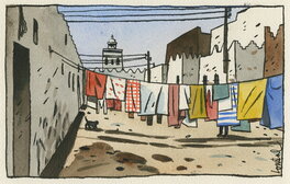 Loustal - Dakhla, Maroc - Original Illustration