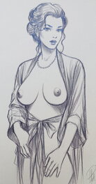 Laurent Paturaud - En nuisette - Illustration originale