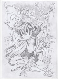 Sergio Cabella - Cabella, illustration Fantomiald, 2025. - Illustration originale