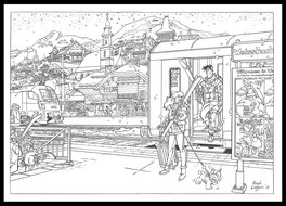 Henk Kuijpers - Kerst 2018 - Nieuwjaar 2019 - Illustration originale