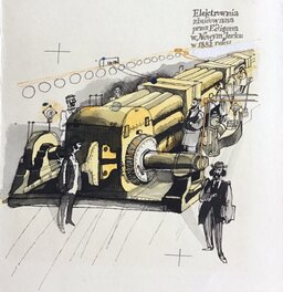 Grzegorz Rosinski - Illustration from the 70's book - Illustration originale