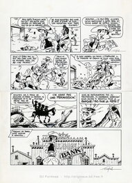 Gil Formosa - Lucky LUKE Planche 3 - Planche originale