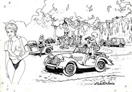 Marc Wasterlain - Wasterlain et Renaud : Illustration Jeannette Pointu et Jessica Blandy - Original Illustration