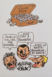 Carte postale du Club des Pieds Nickelés pour 2026