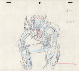 Masami Kurumada - Saint Seiya [Hyôga du Cygne] pour l'épisode #108 [Isaak le Trait / Isaak, l'homme au cœur de glace] - Comic Strip