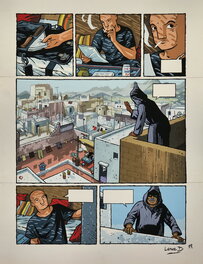 Denis Larue - Tetouan (Maroc) - La maison d'Ether - p 19 - Planche originale