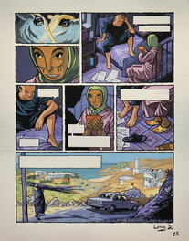 Denis Larue - Tetouan (Maroc) - La maison d'Ether - p 27 - Planche originale