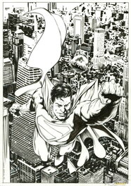 Manuel Garcia - Superman - Illustration originale