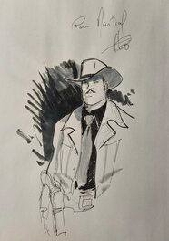 Eric Hérenguel - Lune d'Argent sur Providence - Planche originale