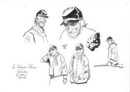 Olivier Frasier - Olivier Frasier - Recherche Les tuniques bleues - Illustration originale