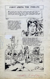 Sid Check - The World Around Us #2 - The Illustrated Story of Indians - Planche originale
