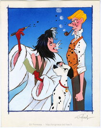 Gil Formosa - Disney 101 Dalmatiens - Original Illustration