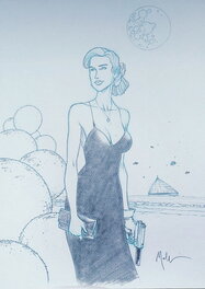 Nicolas Malfin - Golden city - Original Illustration