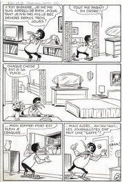 Egidio Gherlizza - Kiwi et la chronique noire planche 2 - Comic Strip