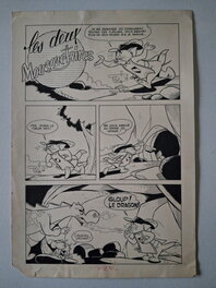 Gérard Lellbach - Tom et Jerry "Les deux Mousquetaires" - Planche 1 - Comic Strip