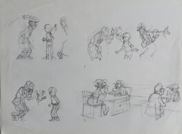 Hugo De Sterk - Jommeke 206: De Ring van Mac Rum - Planche originale