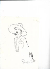 Olivier Roman - Mata Hari - Original art