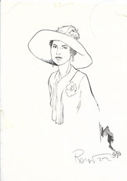 Olivier Roman - Mata Hari - Original art