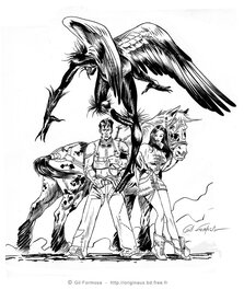 Gil Formosa - Cargal Exlibris - Illustration originale