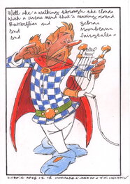 Stéphane Dubois - Stéphane Dubois - Illustration Hommage à Asterix - Illustration originale