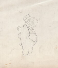 Jiggs on the back of the strip