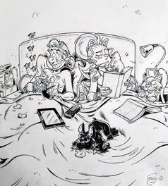 Stédo - Boulard ( en mode couple ) - Planche originale