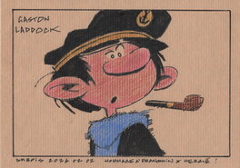 Stéphane Dubois - Stéphane Dubois - Illustration Hommage à Gaston - Illustration originale