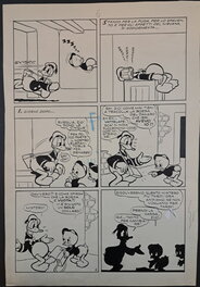 Giovan Battista Carpi - Paperino e il muro del riso, page 6 - Planche originale