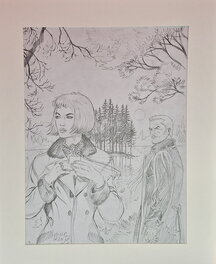 Olivier Grenson - Couverture non retenue du tome 5 de Niklos Koda - Couverture originale