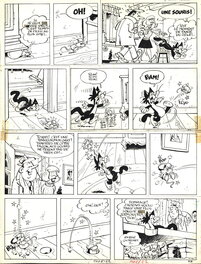 Raymond Macherot - Macherot : Sibylline tome 1 planche 5 - Planche originale