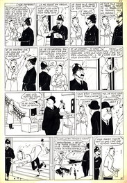 Maurice Tillieux - Tillieux : Félix, "Félix enseigne le judo" planche 10 - Planche originale