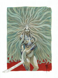 Fille tatouée - Le sabre de cire