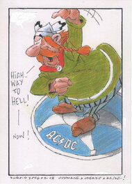 Stéphane Dubois - Stéphane Dubois - Illustration Hommage à Asterix - Illustration originale