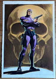 Marcial Toledano - Le Fantôme - Illustration originale