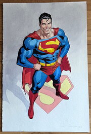 Marcial Toledano - Superman - Illustration originale