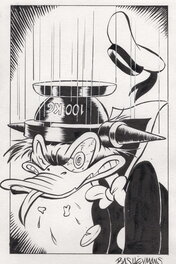 Bas Heymans - Heymans, illustration Donald 100 kg, 2018. - Illustration originale