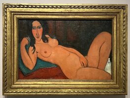 Amedeo Modigliani, nu allongé avec les cheveux défaits, 1917, Musée d’art de Nakanoshima, Osaka