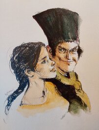 René Follet - Les Zingari - Original Illustration