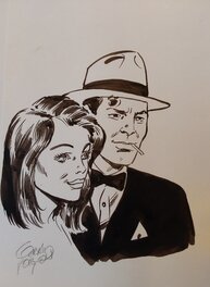 Gérald Forton - Flouse Blues - Original Illustration