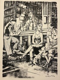 Happiness with a dog in the middle