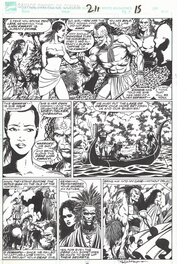 Rafael Kayanan - Savage Sword of Conan# 211 page 15 - Planche originale