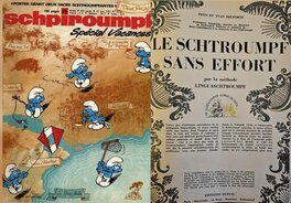 Spirou n°1732 de juin 1971, Spécial Vacances,  Spécial Schtroumpfs avec dossier linguistique de 16 pages de Delporte et Peyo