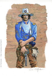 Gil Formosa - BLUEBERRY  Gun - Illustration originale