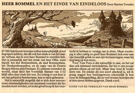 Einde van eindeloos..