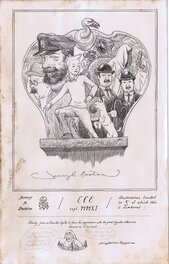 Jeremy Bastian - Tintin illustration by Jeremy Bastian - Original art